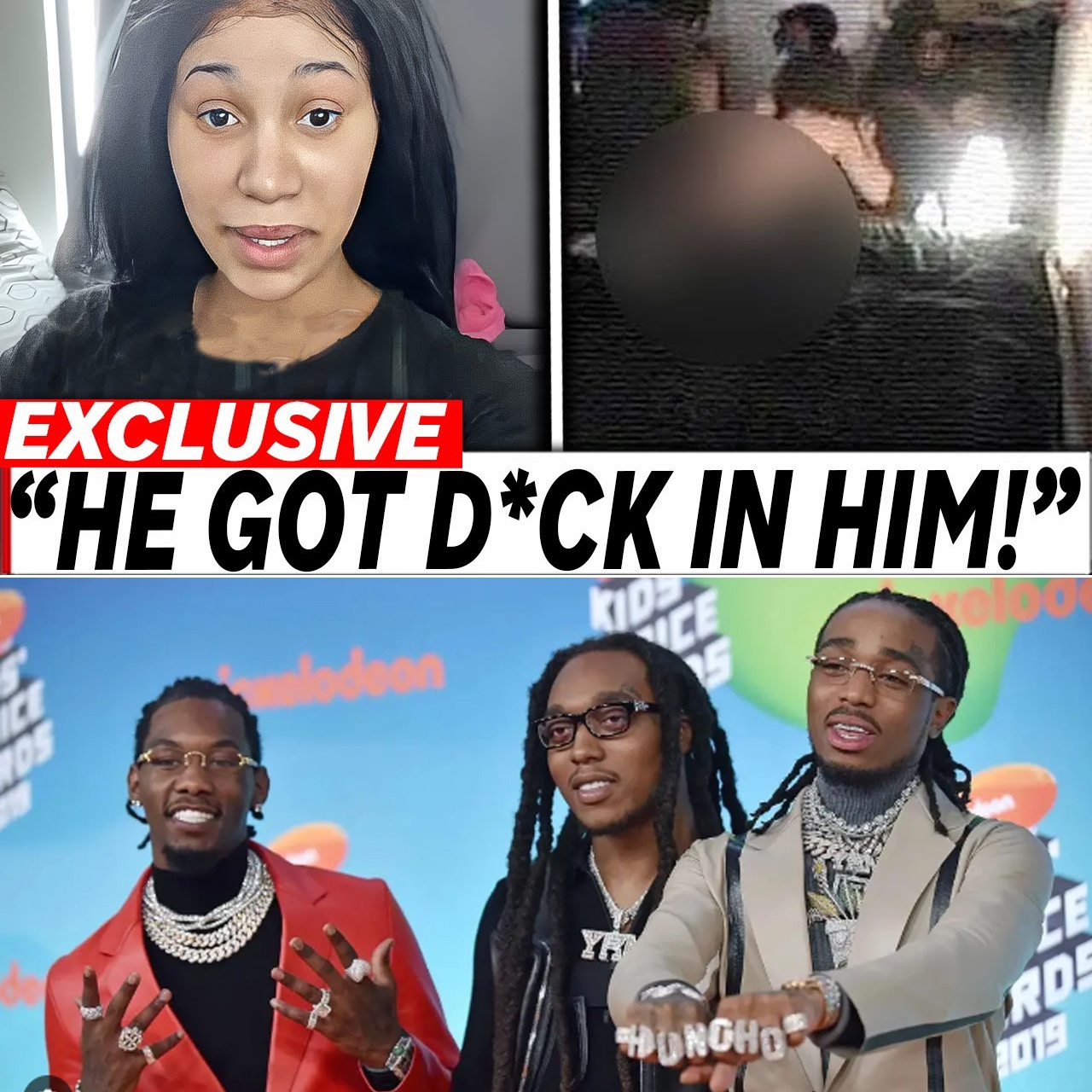 Cardi B LEAKS NEW Offset & Quavo THR33SOME S3X TAPE With DIDDY?! (PO ...