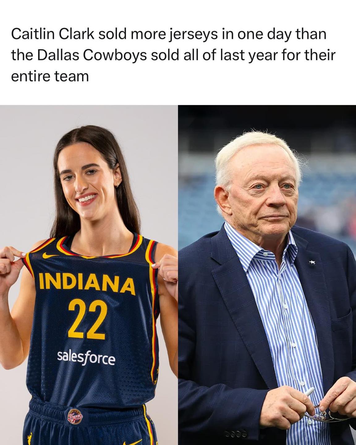 REPORT Caitlin Clark Just Passed The Entire Dallas Cowboys